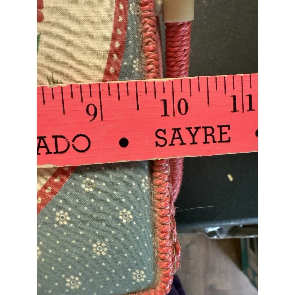 Vintage Sewing Basket Filled w/ Notions Buttons Thread – Holly Hobbie Style